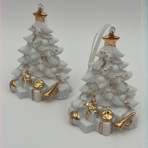 🎄Vintage 2001 TRADITONS Hand Painted Porcelain Ornaments Christmas New - Picture 13 of 14